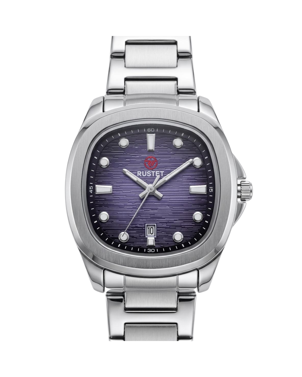 RUSTET-1058-PURPLE WITH SILVER