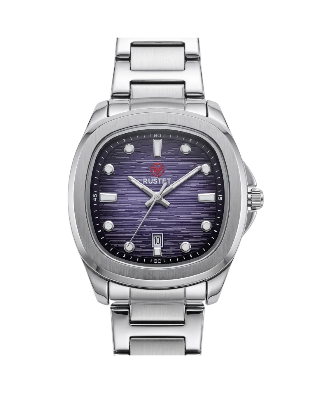 RUSTET-1058-PURPLE WITH SILVER