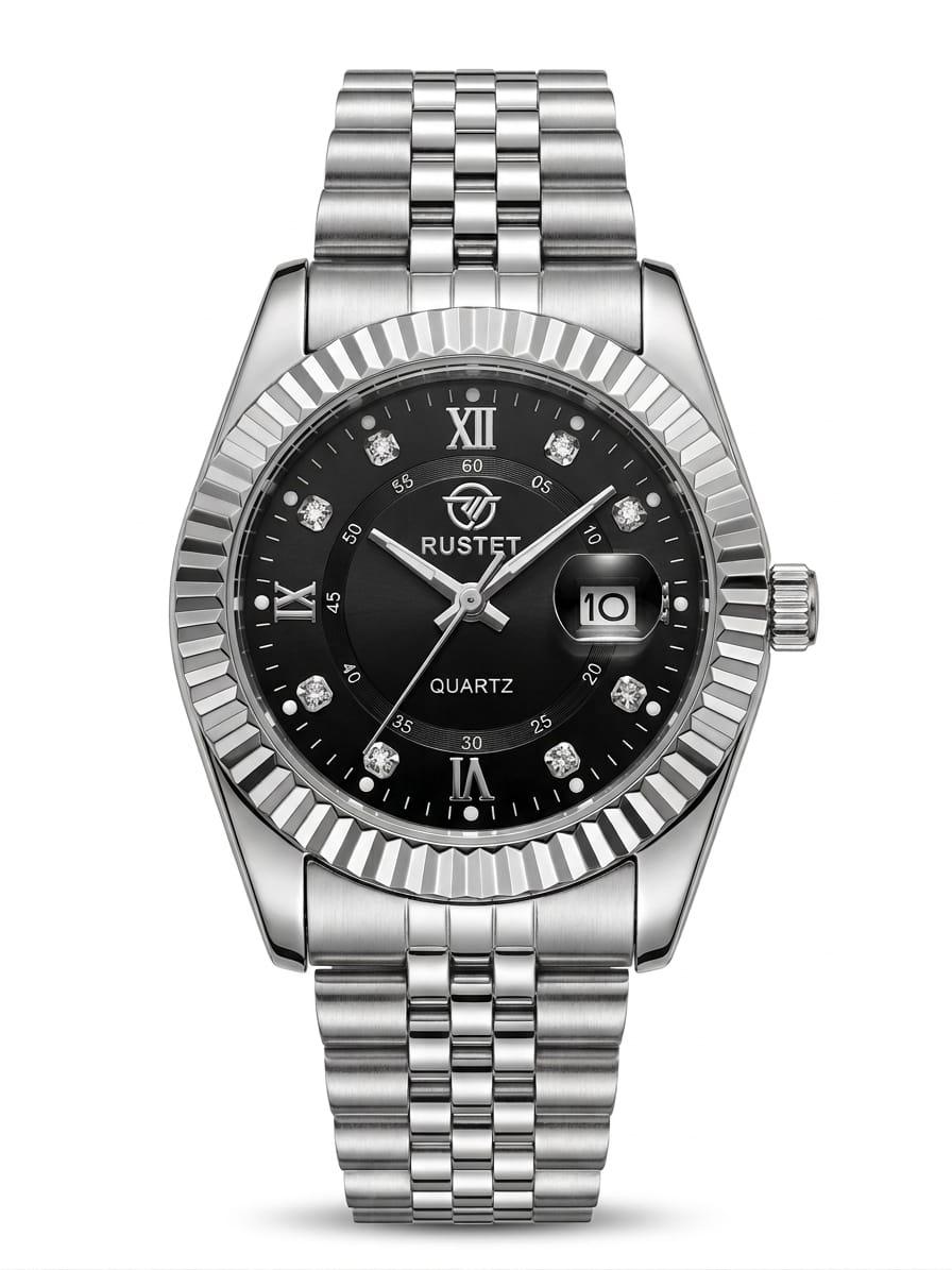 RUSTET-1040-BLACK&SILVER-WOMEN EDITION