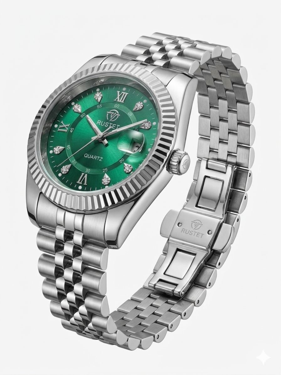 RUSTET-1040-GREE&SILVER-WOMEN EDITION