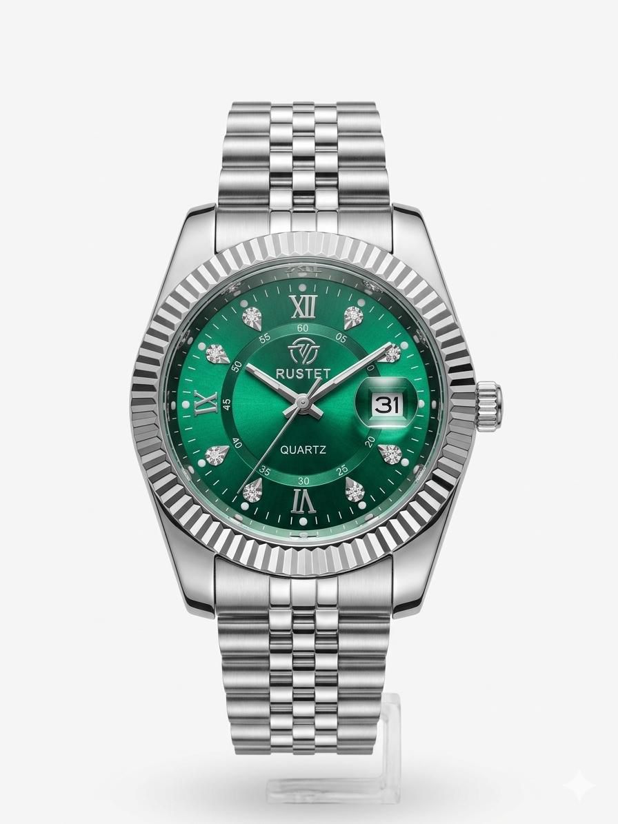 RUSTET-1040-GREE&SILVER-WOMEN EDITION