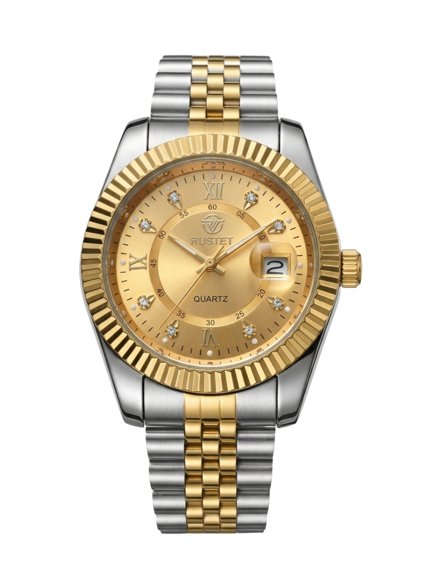 RUSTET-1040-GOLD WITH SILVER&GOLD-WOMEN EDITION