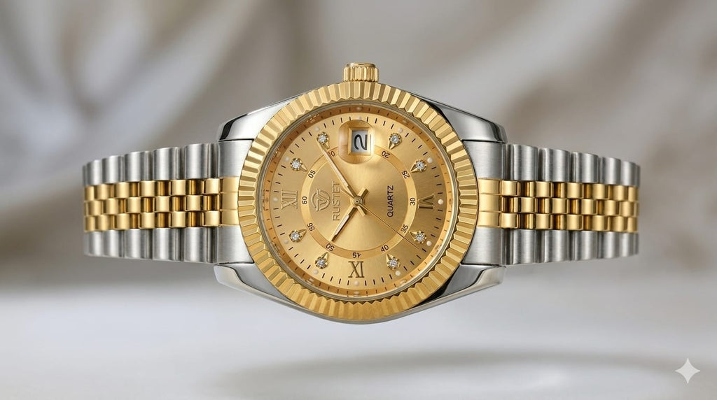 RUSTET-1040-GOLDEN-WITH SILVER&GOLD