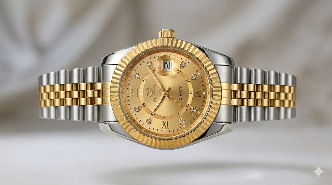 RUSTET-1040-GOLDEN-WITH SILVER&GOLD