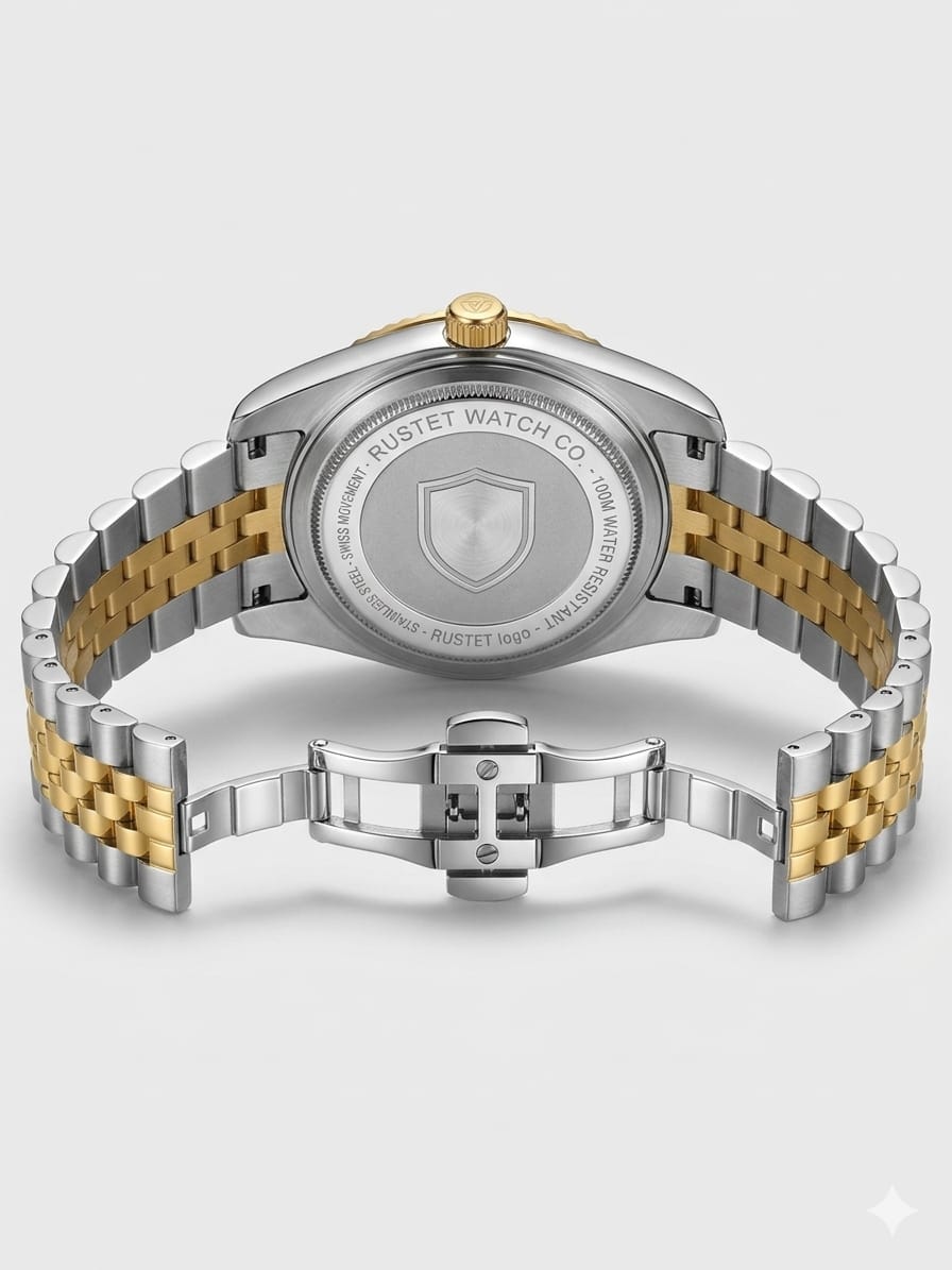 RUSTET-1040-GOLD WITH SILVER&GOLD-WOMEN EDITION