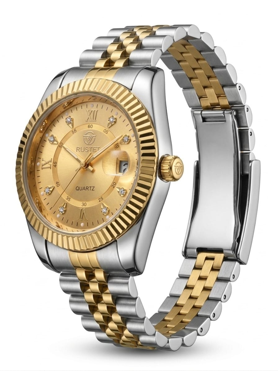 RUSTET-1040-GOLD WITH SILVER&GOLD-WOMEN EDITION