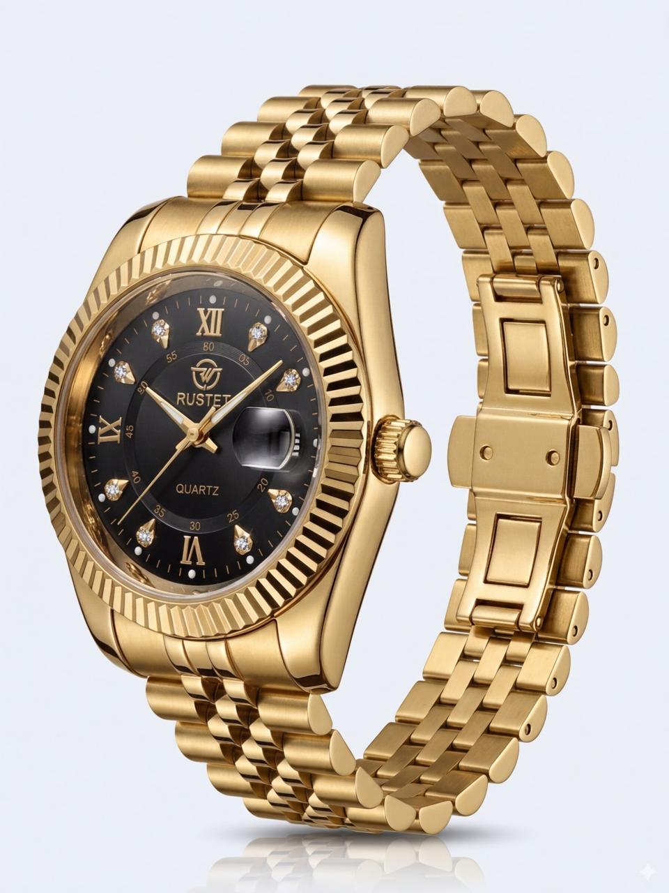 RUSTET-1040-BLACK&GOLD