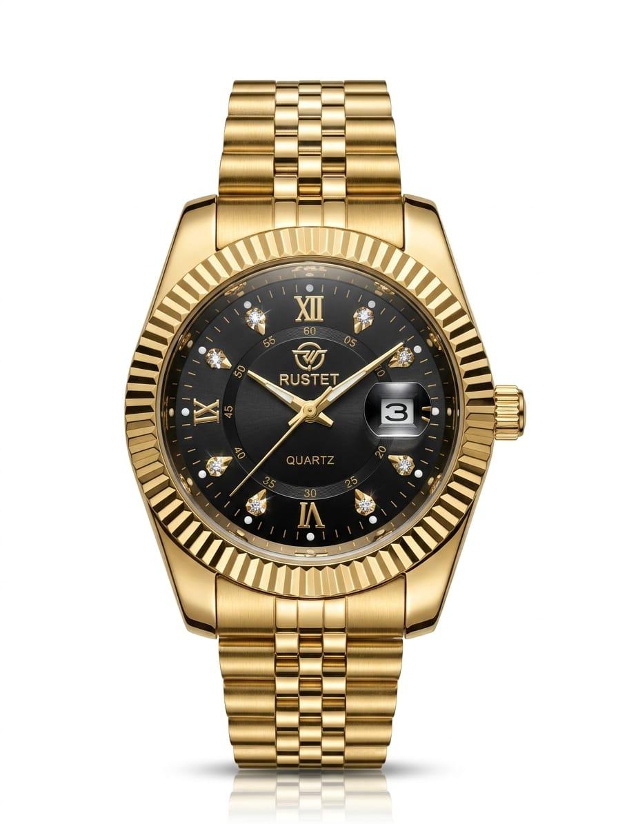 RUSTET-1040-BLACK&GOLD
