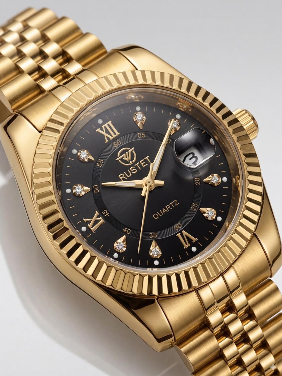 RUSTET-1040-BLACK&GOLD