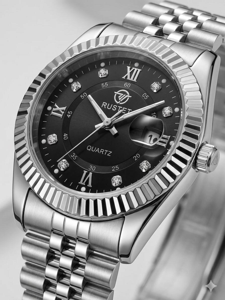 RUSTET-1040-BLACK&SILVER